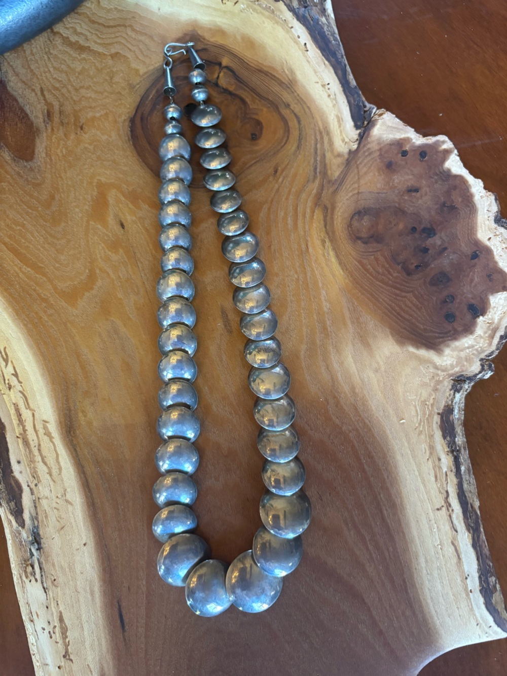 Vintage Sterling Silver Western Beads